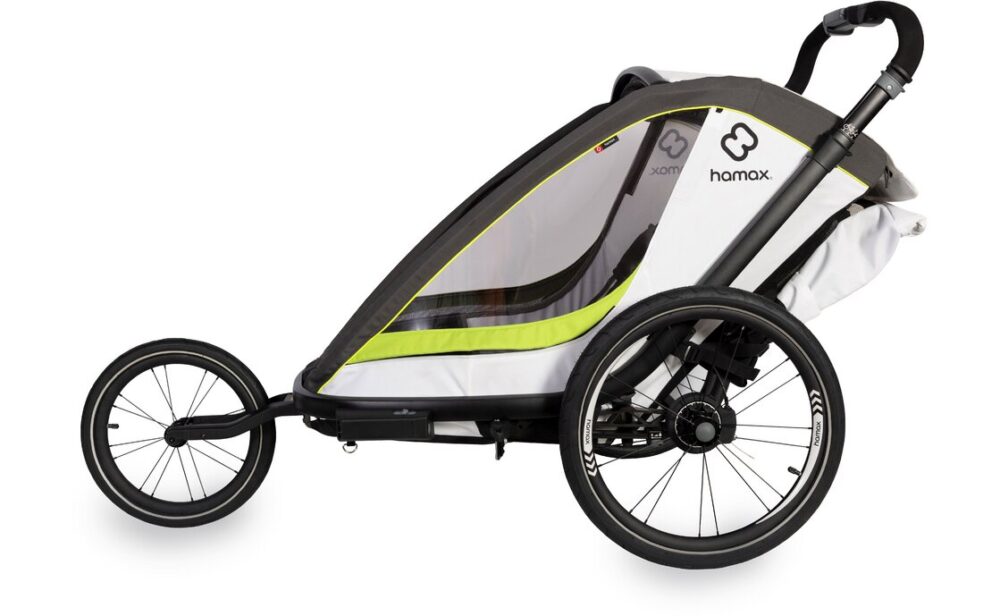 Hamax Breeze Einsitzer mit Deichsel und Buggyrad – Bild 10