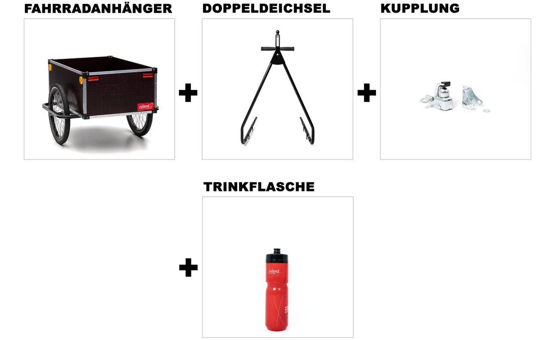 Transportanhänger Roland Jumbo + Doppeldeichsel – Bild 2