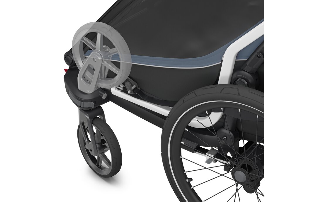 Kinder-fahrradanhänger Thule Chariot Cab Zweisitzer – Bild 2