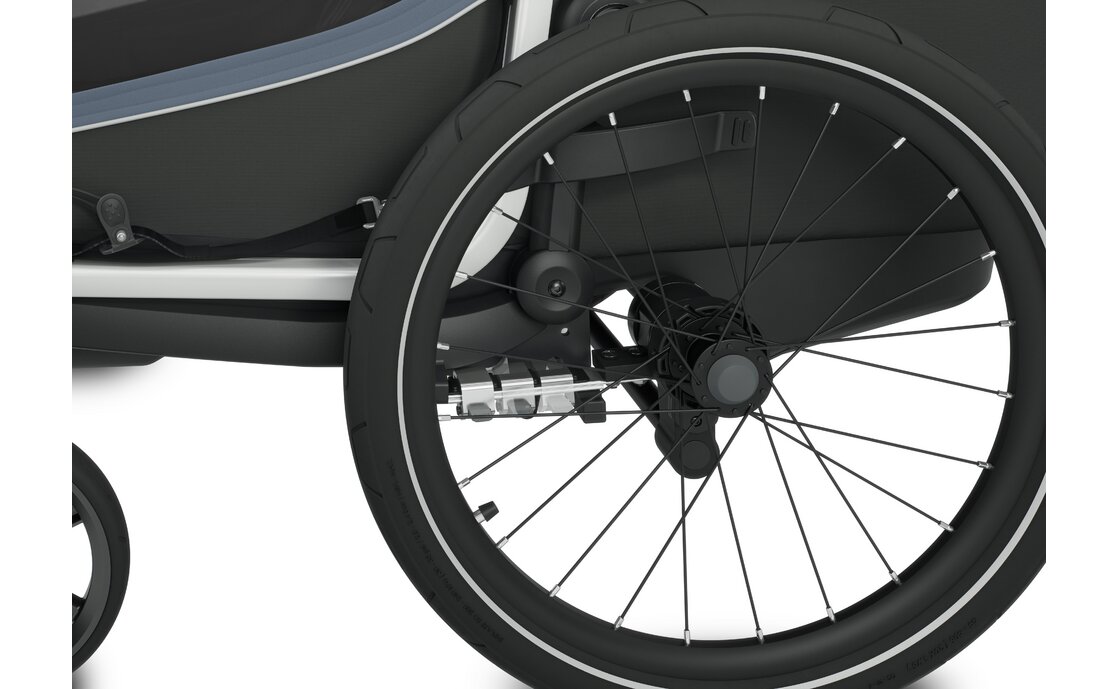 Kinder-fahrradanhänger Thule Chariot Cab Zweisitzer – Bild 5