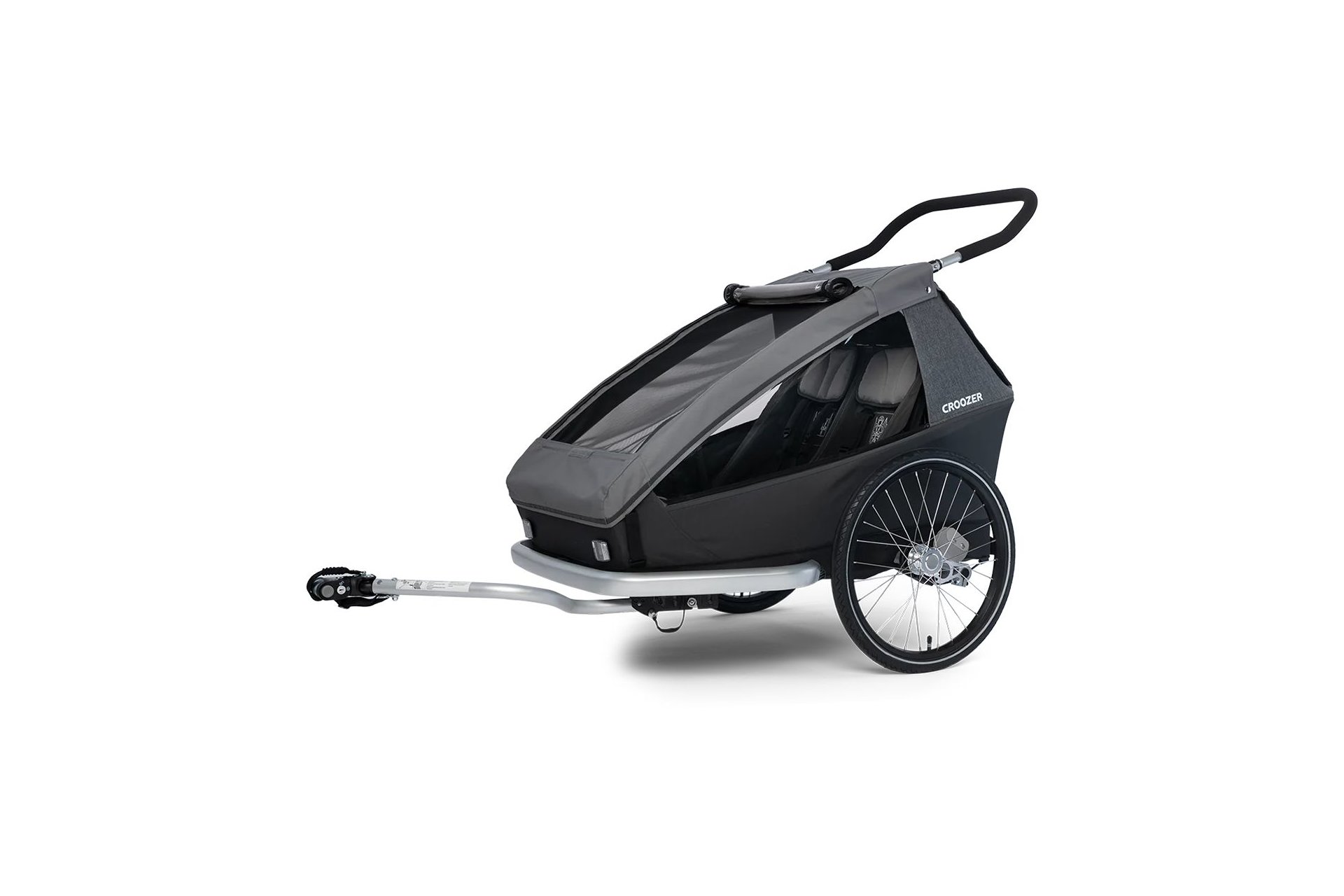 Kinderanhänger Croozer Kid Keeke 2 Starter-Geschwisterbundle – Bild 2