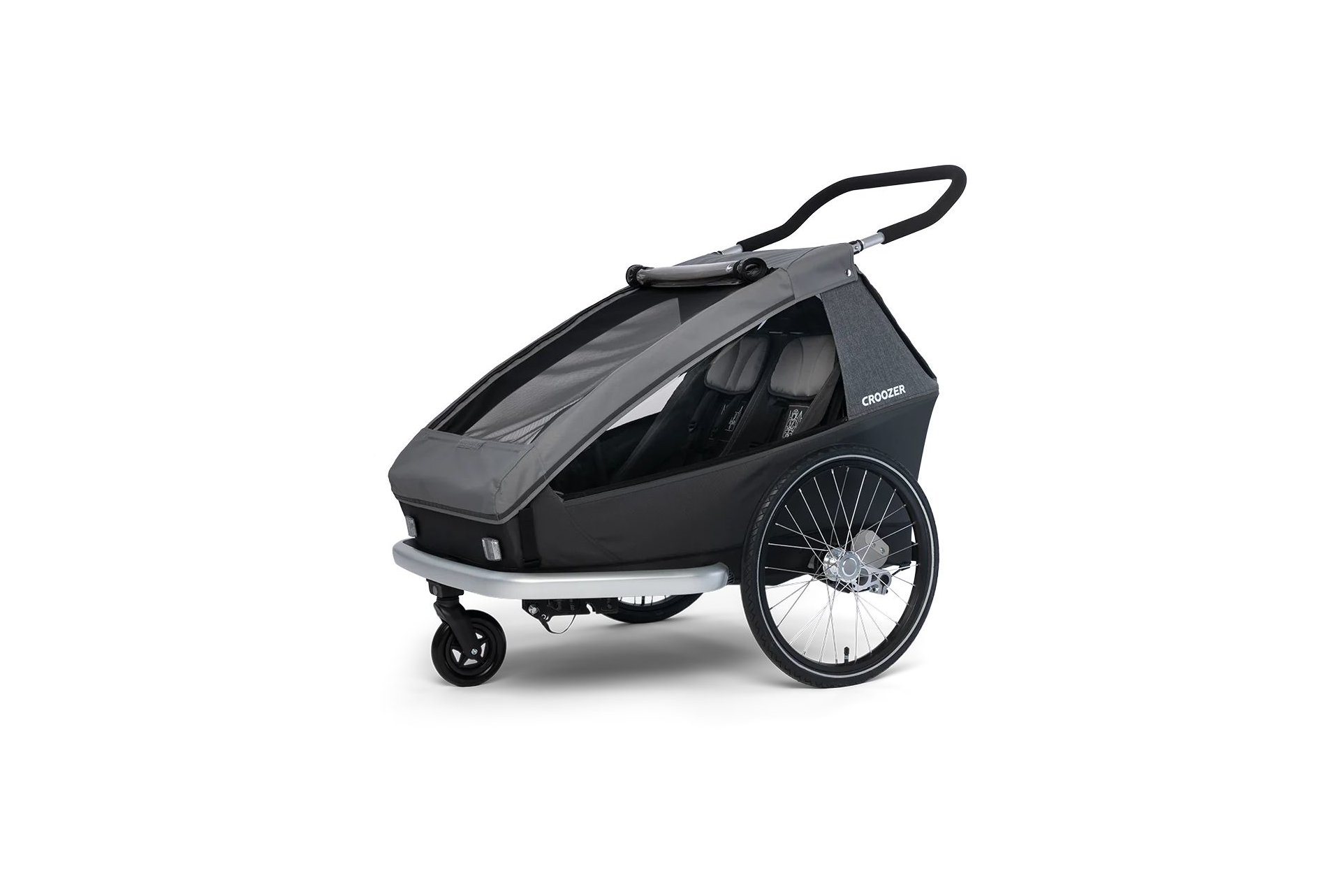 Kinderanhänger Croozer Kid Keeke 2 Starter-Geschwisterbundle – Bild 3