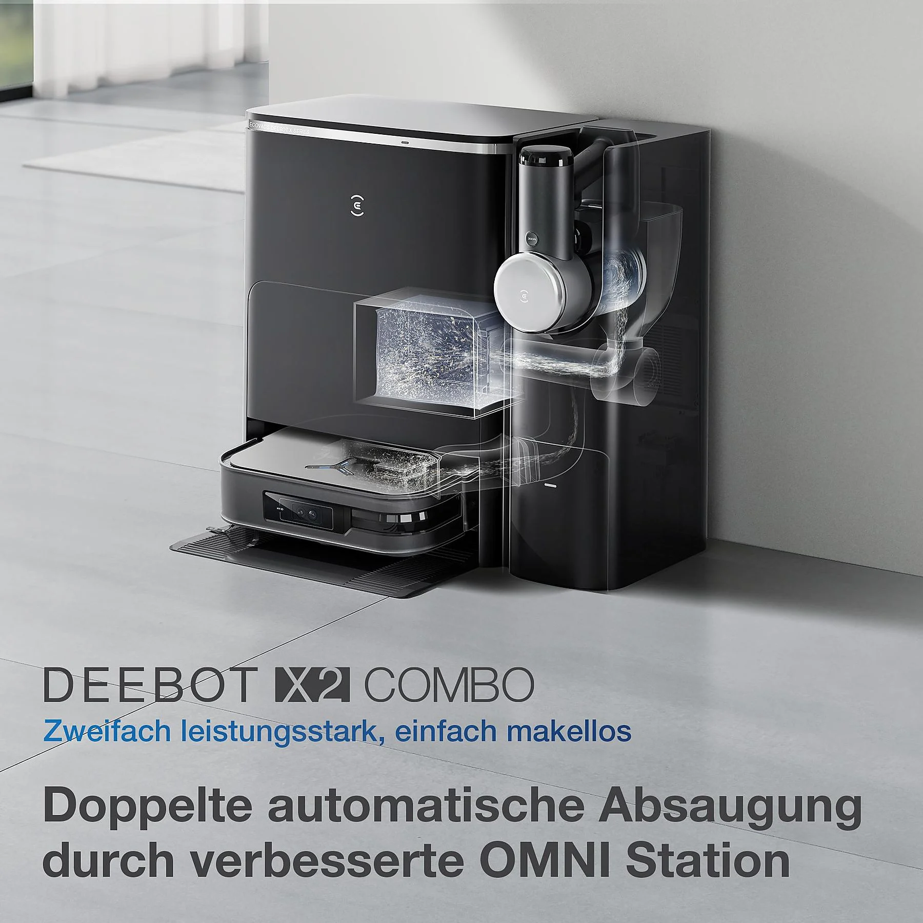 Saugroboter Ecovacs Deebot X2 Combo – Bild 11