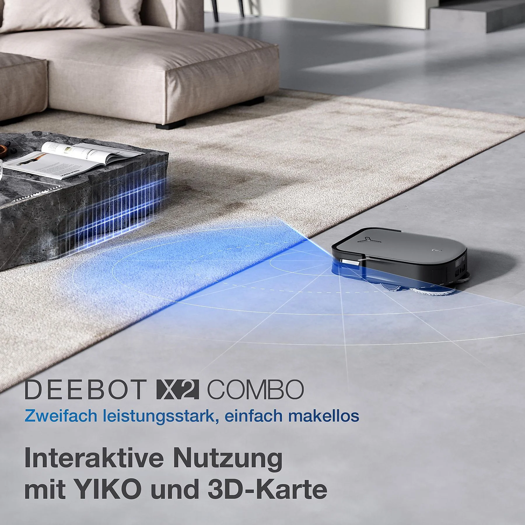 Saugroboter Ecovacs Deebot X2 Combo – Bild 13