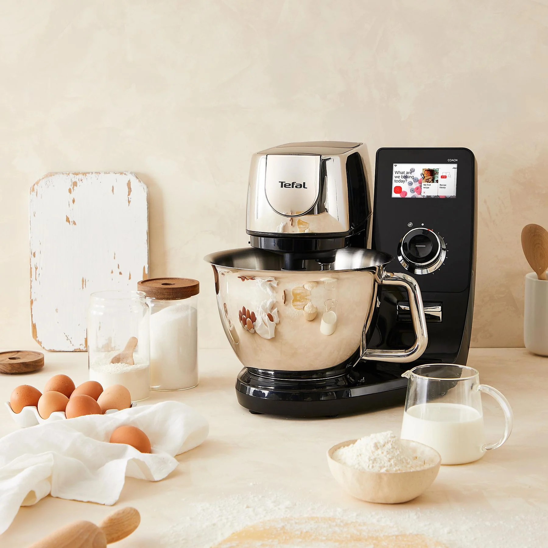 Küchenmaschine Tefal QB9518 i-Coach Touch Schwarz/Edelstahl – Bild 9