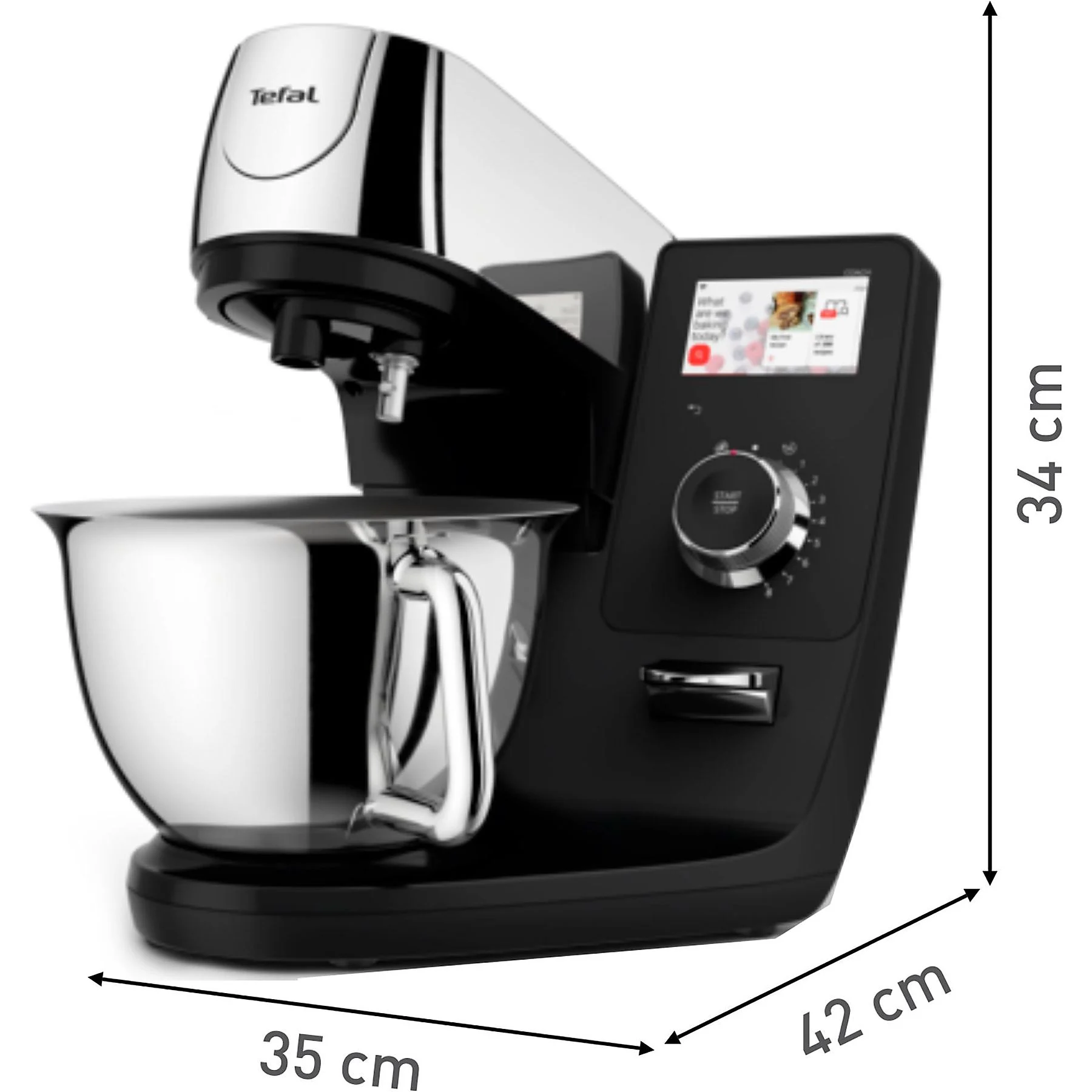 Küchenmaschine Tefal QB9518 i-Coach Touch Schwarz/Edelstahl – Bild 11