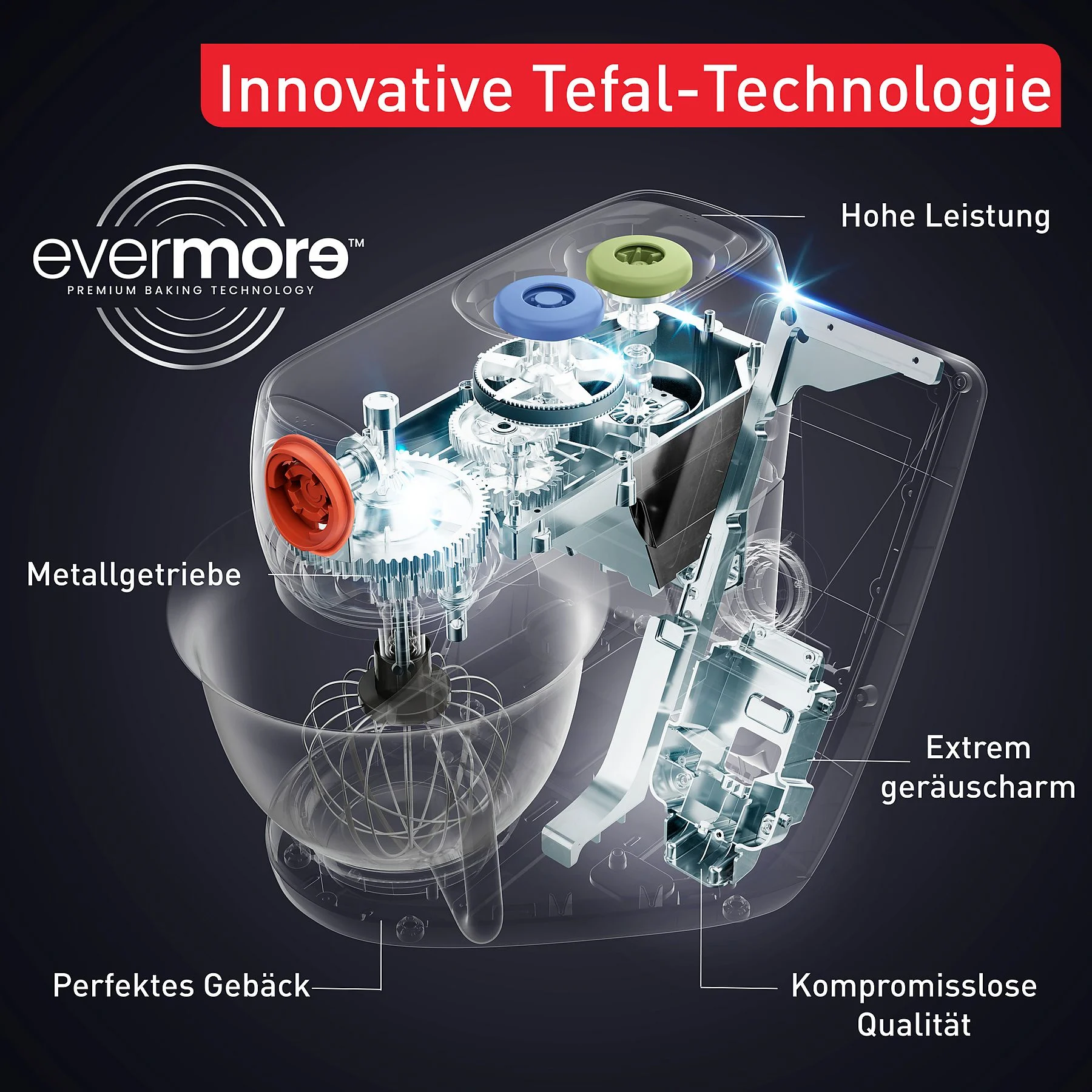 Küchenmaschine Tefal QB9518 i-Coach Touch Schwarz/Edelstahl – Bild 7
