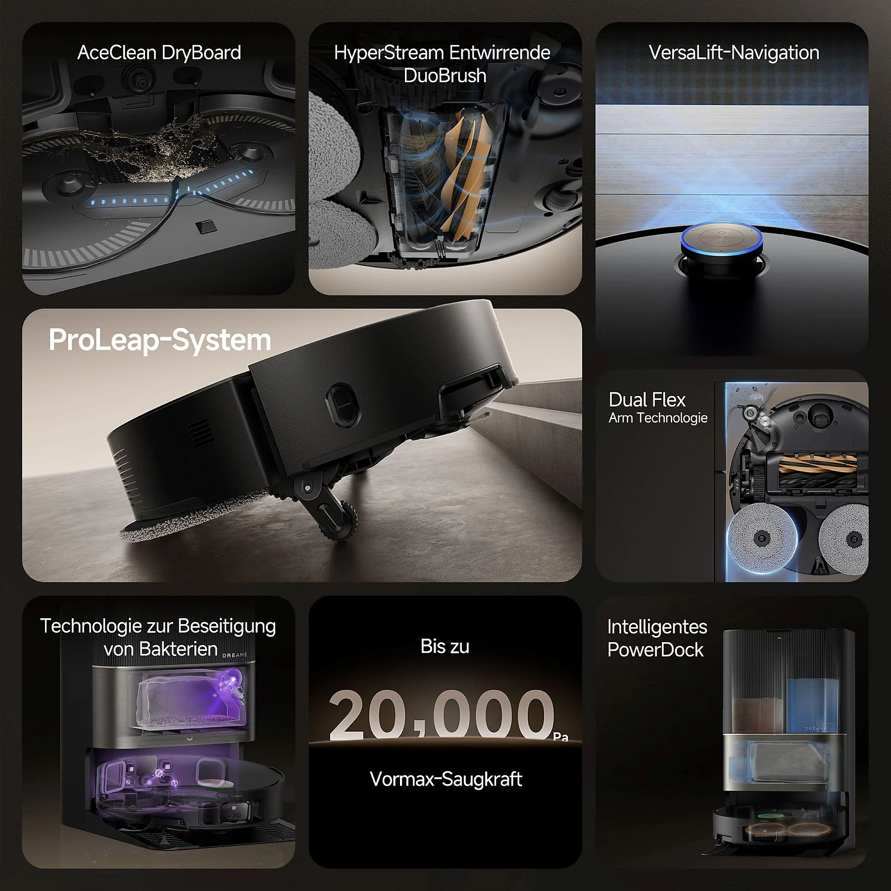Saugroboter Dreame X50 Ultra Black – Bild 15
