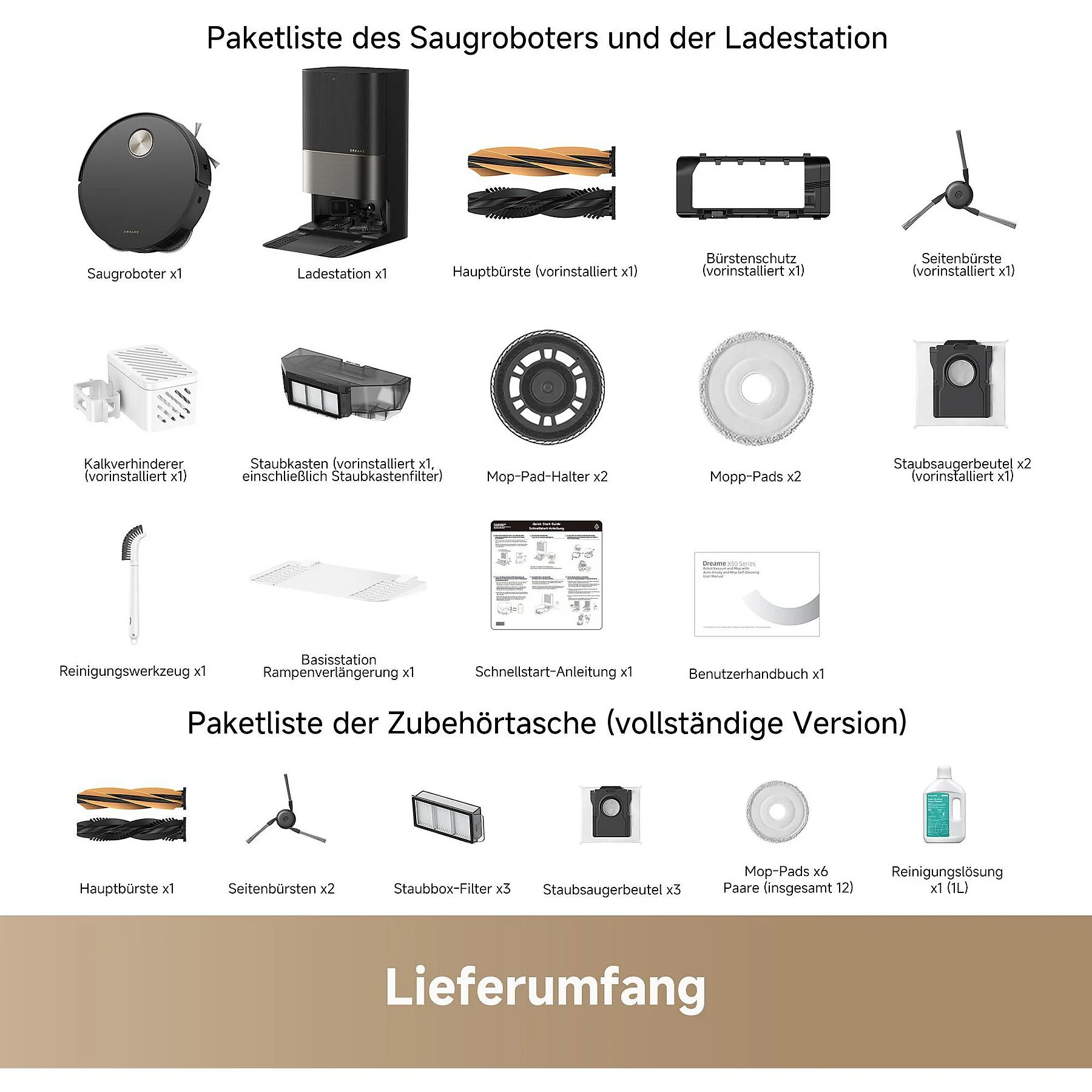 Saugroboter Dreame X50 Ultra Black – Bild 17