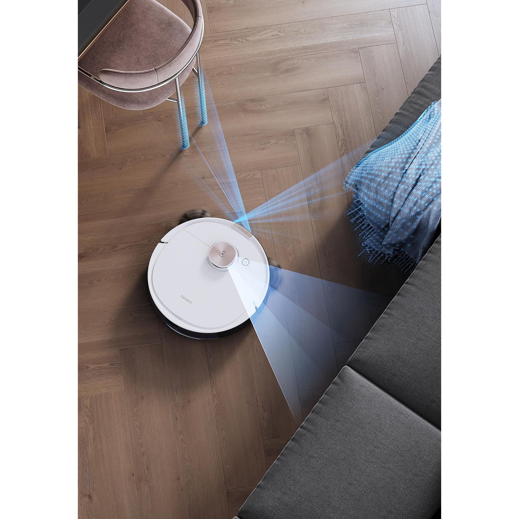 Saugroboter Ecovacs Deebot Ozmo T8+ Weiss – Bild 9