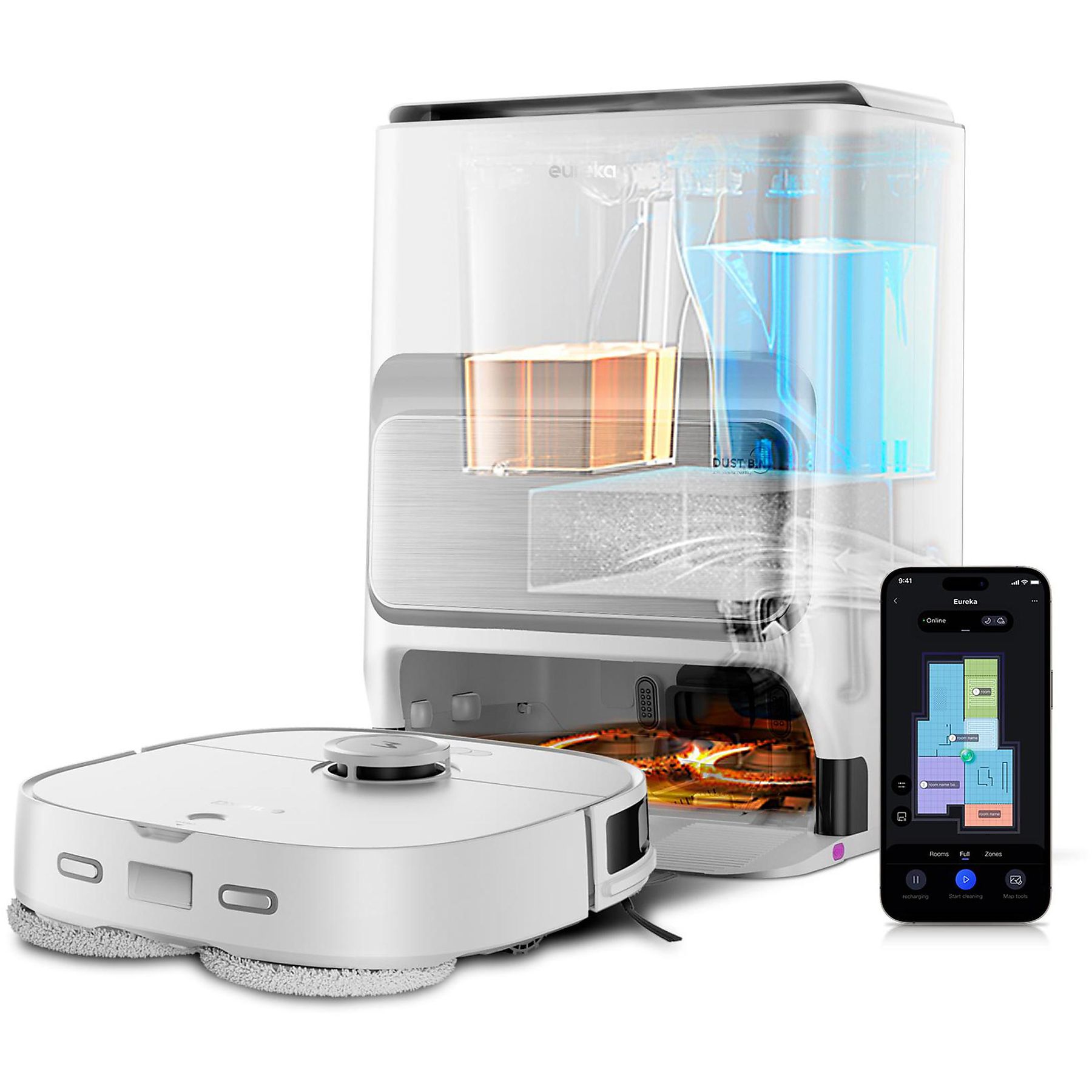 Saug-und-Wischroboter Eureka J12