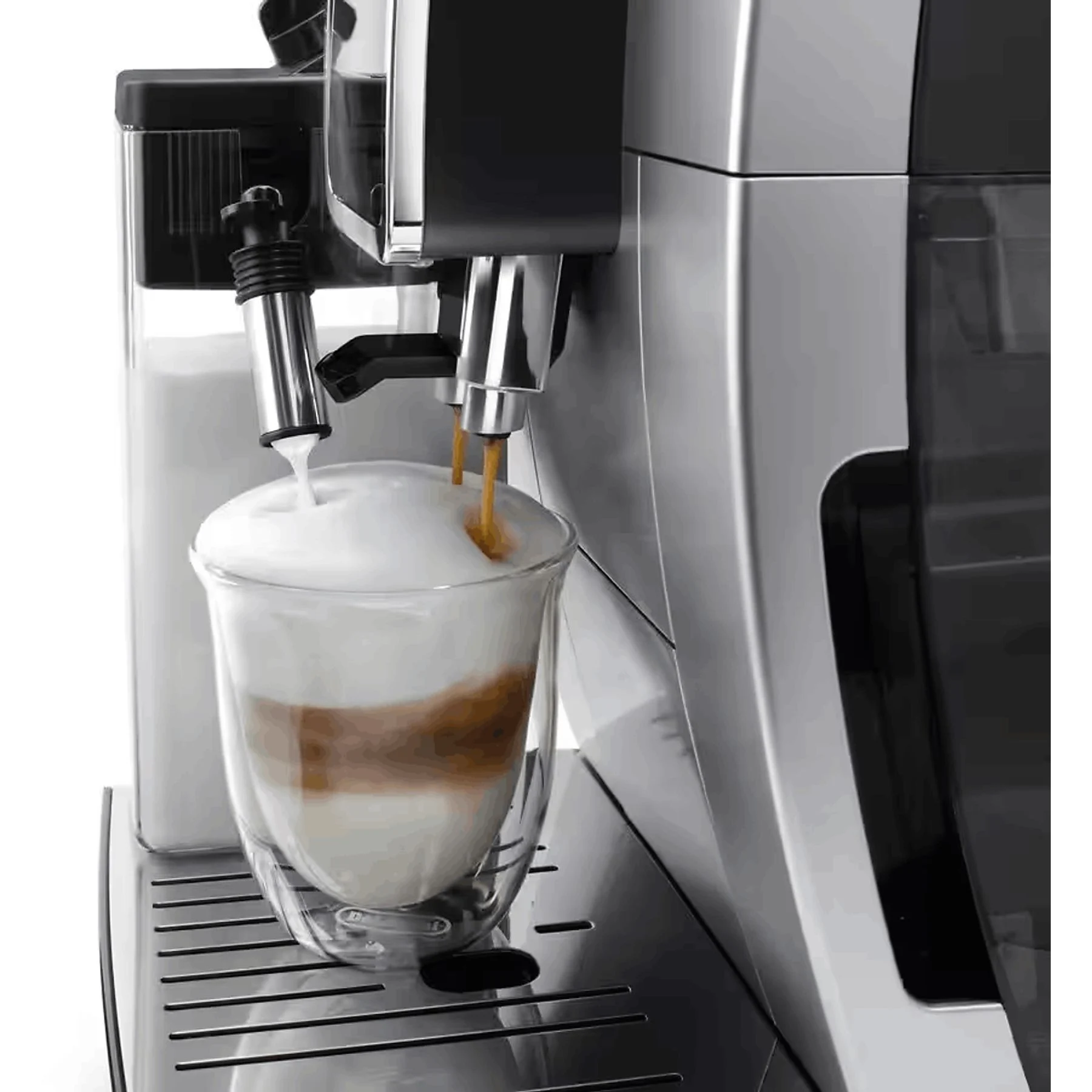 Kaffeevollautomat Delonghi Dinamica Plus Silber/Schwarz – Bild 2