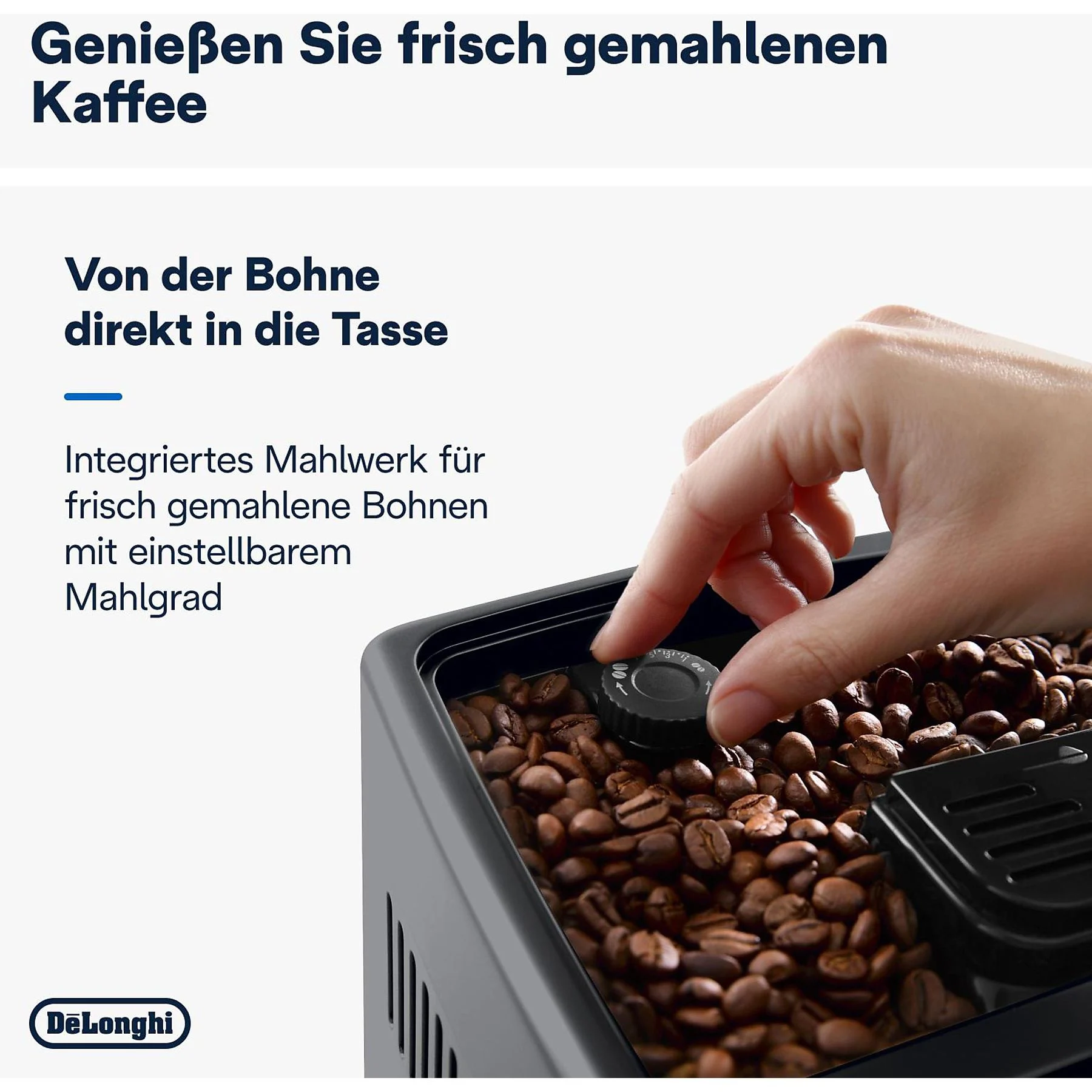 Kaffeevollautomat Delonghi Dinamica Plus Silber/Schwarz – Bild 5