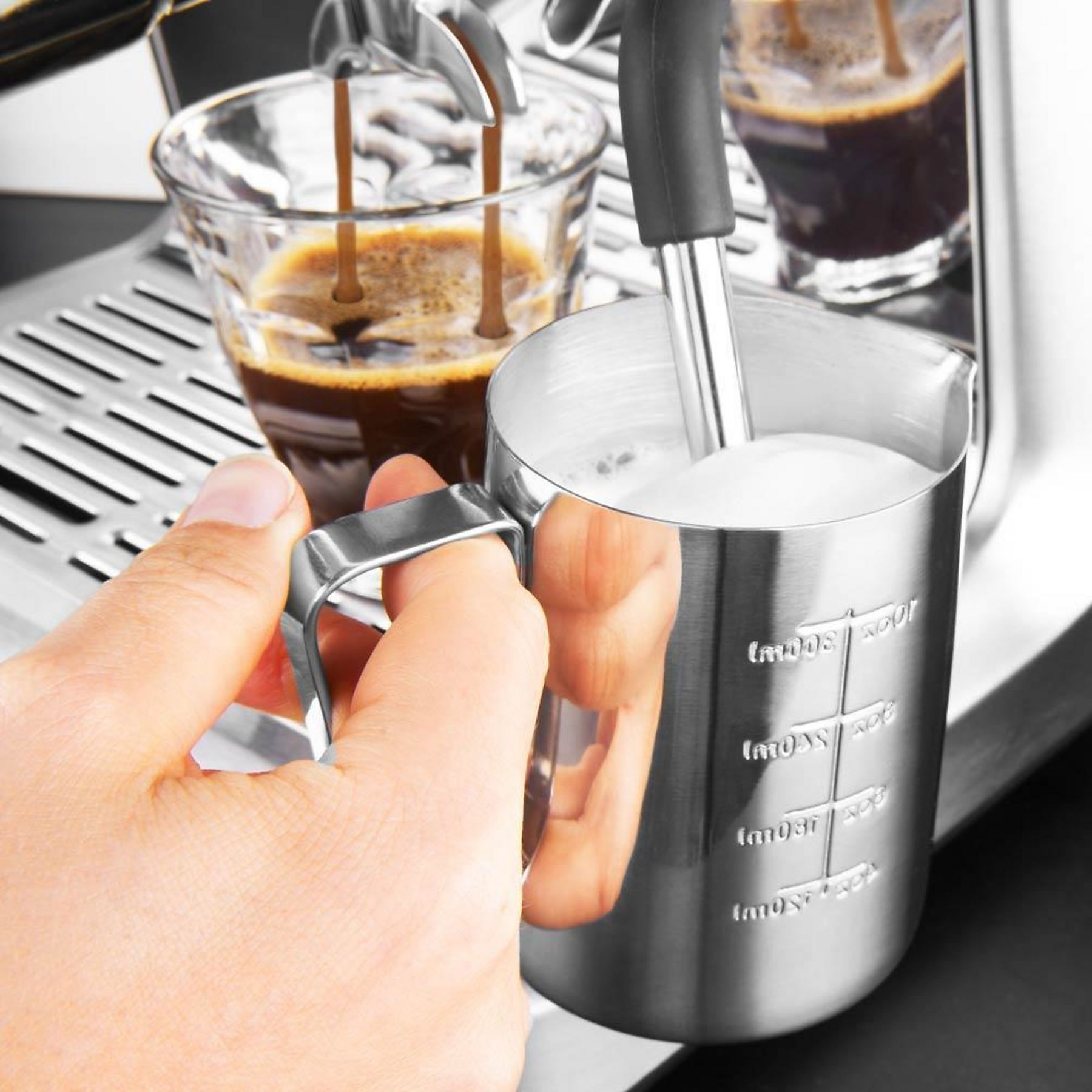Espressomaschine Gastroback Design Espresso Advanced Duo Silber – Bild 2