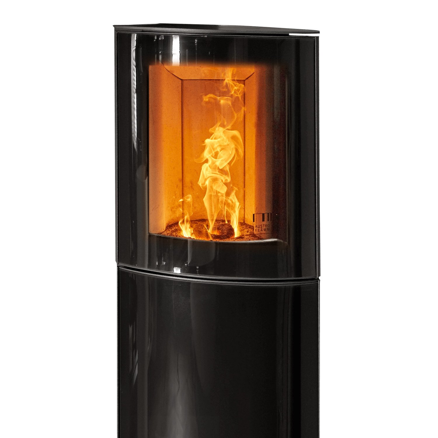 Austroflamm Mr. Wu Brikettofen Stahl Schwarz / Glasfront – Bild 5