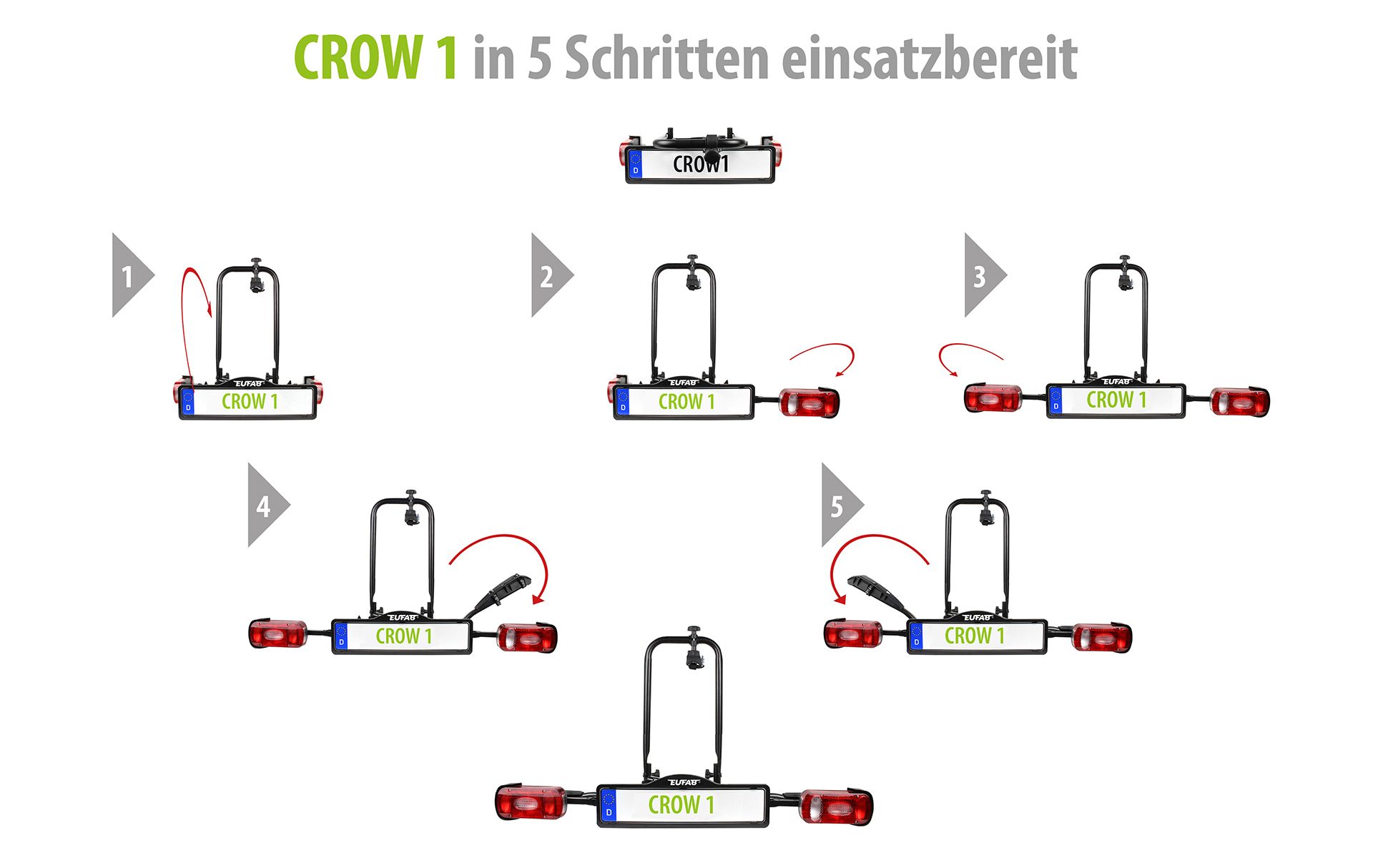 Heckträger Eufab Crow 1 – Bild 6