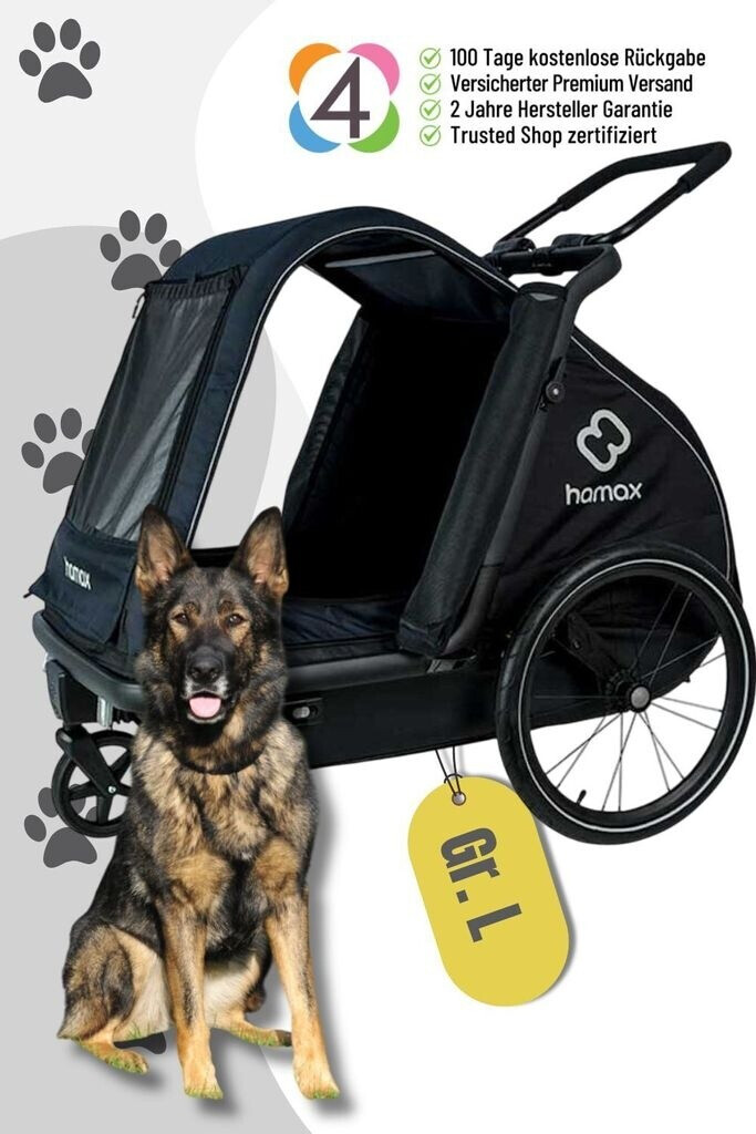 Hamax Hundefahrradanhänger Pluto L – Bild 10