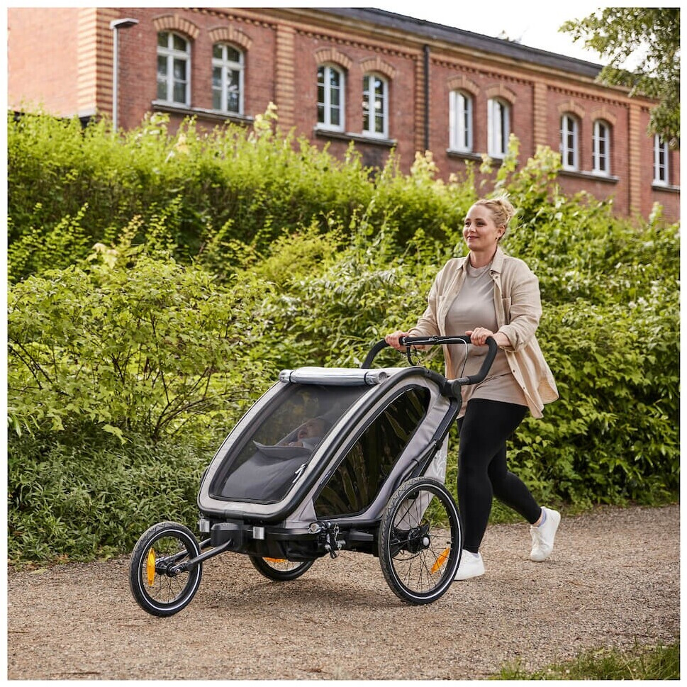 Kinder-Fahrradanhänger Hauck Bike n Walk Duo – Bild 15
