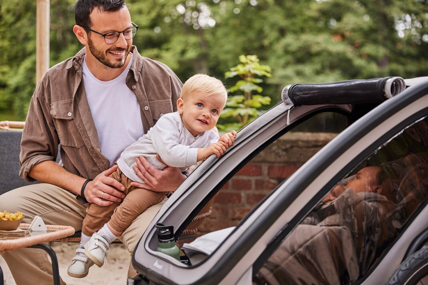 Kinder-Fahrradanhänger Hauck Bike n Walk Duo – Bild 19